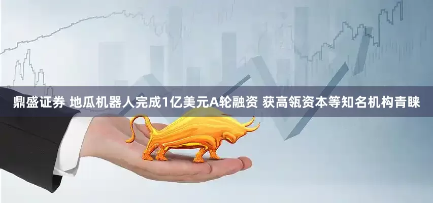 鼎盛证券 地瓜机器人完成1亿美元A轮融资 获高瓴资本等知名机构青睐
